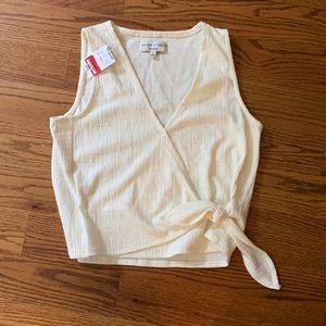 Madewell cream tanktop
